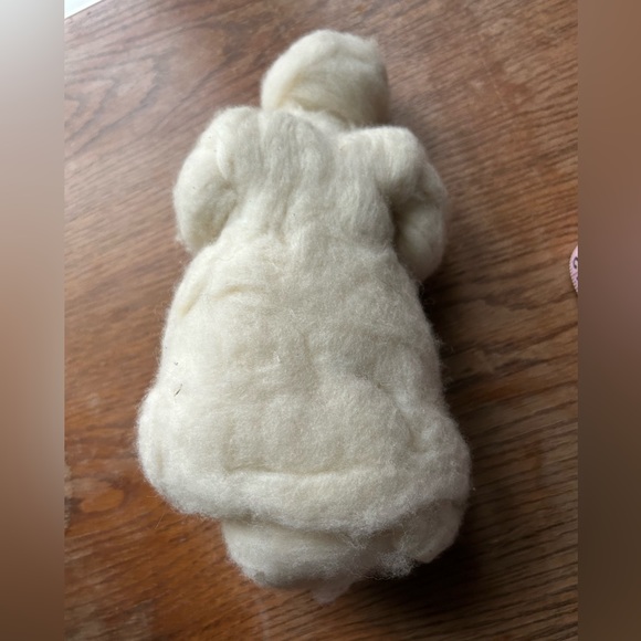 Needle Felted Wool Christmas Caroler Waldorf Style Felted Angel 10” Hand Made - Picture 3 of 7